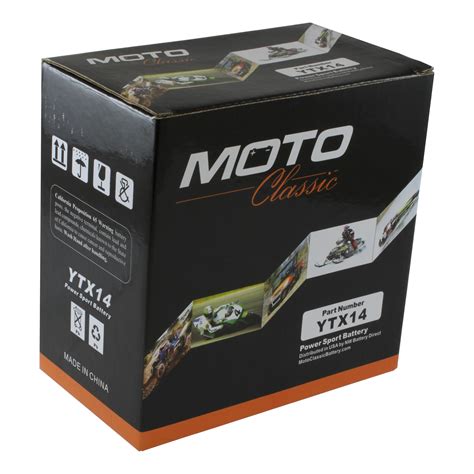 YTX14 Moto Classic Battery | YTX14-BS | GTX14-BS