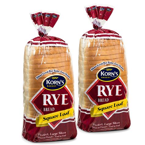 Rye Bread 2 Pack 32 Oz Per Loaf Sandwich Bread Fresh Bread Soft And