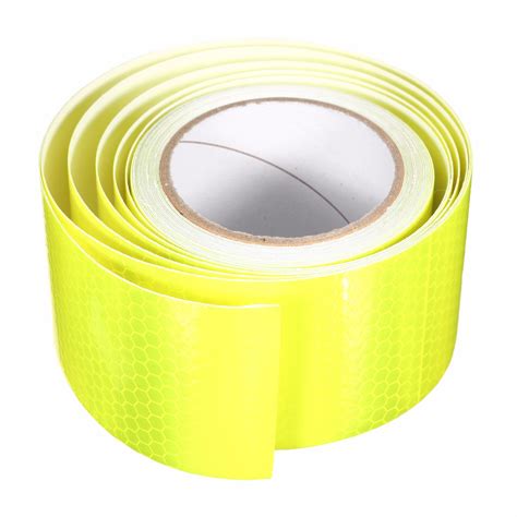 3M Reflective Safety Warning Conspicuity Tape Roll Film Sticker Yellow