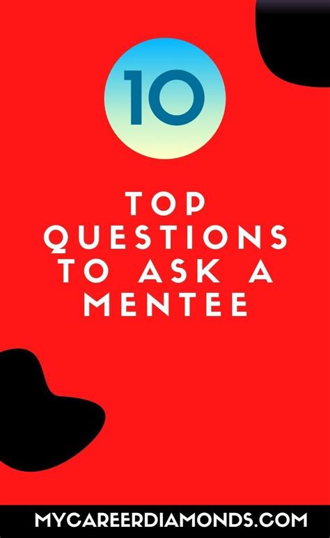 Top Questions To Ask A Mentee Mentor Mentee Mentoring Activities