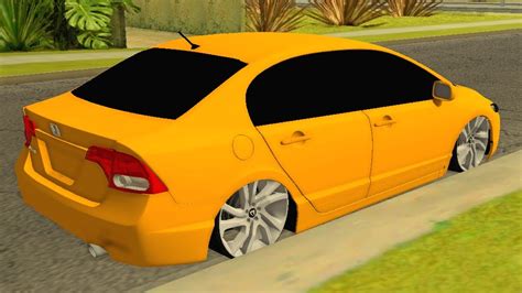 Civic Rebaixado No Gta Sa Youtube