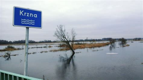 Powiat bialski Woda w Krznie przekroczyła stan alarmowy