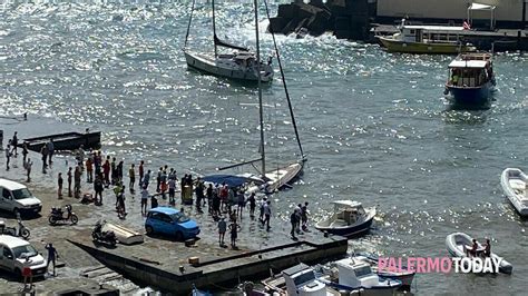 Maltempo A Ustica Affonda Una Barca A Vela