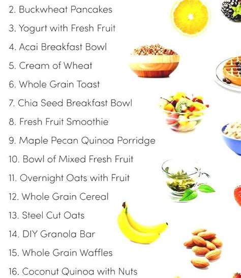 The Best Healthy Breakfast Foods List Best Round Up Recipe Collections