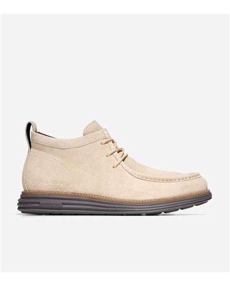 Cole Haan Mens Øriginalgrand Moc Toe Chukka Boot In Natural For Men Lyst