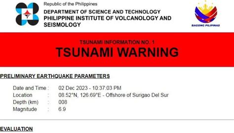 Un Potente Terremoto Sacudió Filipinas Y Disparó Una Alerta De Tsunami