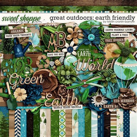 Great Outdoors Earth Friendly By Kristin Cronin Barrow Scrapbook