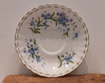 Royal Albert Flower Of The Month July Forget Me Not Cup Saucer And