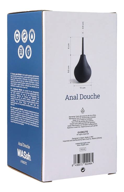 Enema Limpieza Anal Negra 160 Ml Belover