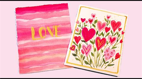 Easy Valentines Cards Handmade Cards In Less Than 10 Minutes