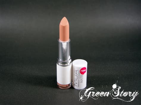 Review Swatch MUA Matte Lipstick Totally Nude Green Story
