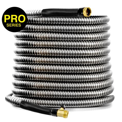 Bionic Steel Pro Garden Hose 304 Stainless Steel Metal 100 Foot Garden