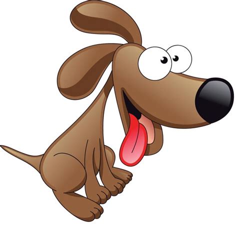 Cartoon dog characters vector