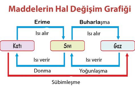 Hal De I Imleri Nelerdir Erime Donma K Ra La Ma S Blimle Me