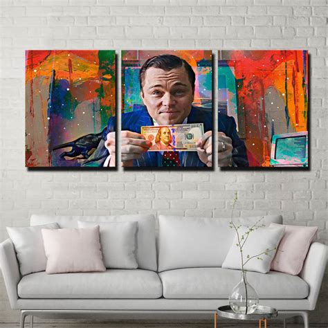 The Wolf Of Wall Street Canvas Set Legendary Wall Art