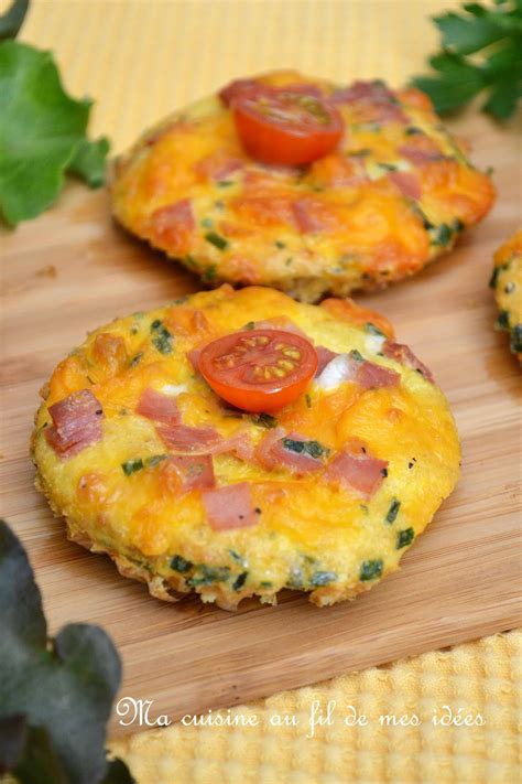 Ma cuisine au fil de mes idées Toast omelettes au jambon gruyère