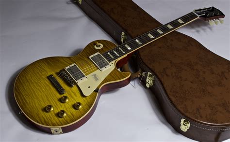 2019 Gibson Les Paul 1959 Reissue 60th Anniversary Golden Poppy Burst