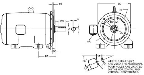 Nema Motor Frame Size Chart Hp