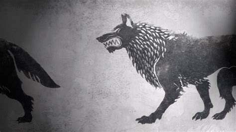 Wallpaper Drawing Illustration Game Of Thrones House Stark Sigils