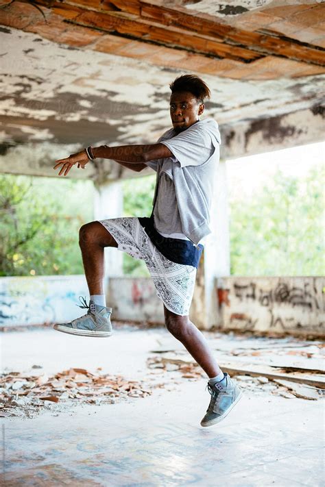 Hip Hop Dancer In An Abandoned Building By Stocksy Contributor Vero Stocksy