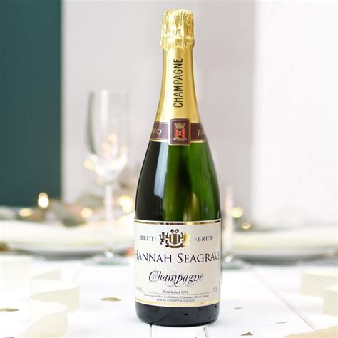 Personalised Classic Champagne | Personalised Bottle Labels