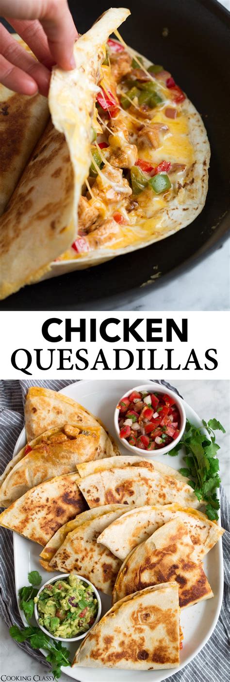 Loaded Chicken Quesadillas The Ultimate Quesadillas Recipe These Are