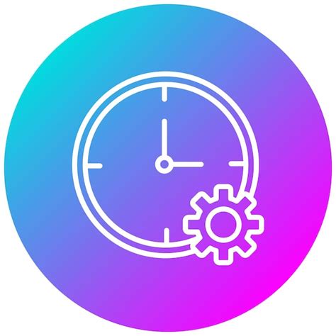 Premium Vector Time Management Vector Illustration Style