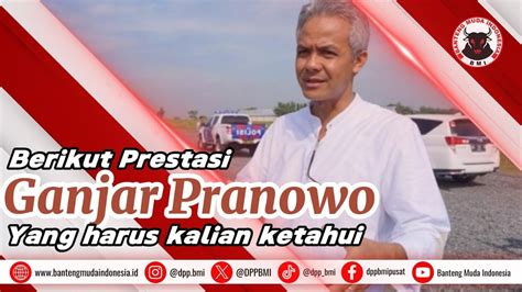 Berikut Prestasi Ganjar Pranowo Yang Harus Kalian Ketahui YouTube