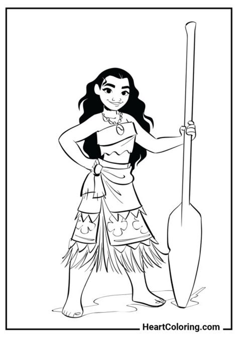 Coloriages Vaiana Imprimer Princesses Disney