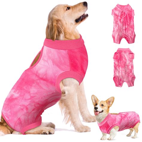 SlowTon Dog Recovery Suit - Surgery Recovery Suit for Female Male Dogs, Dog Onesie After Spay