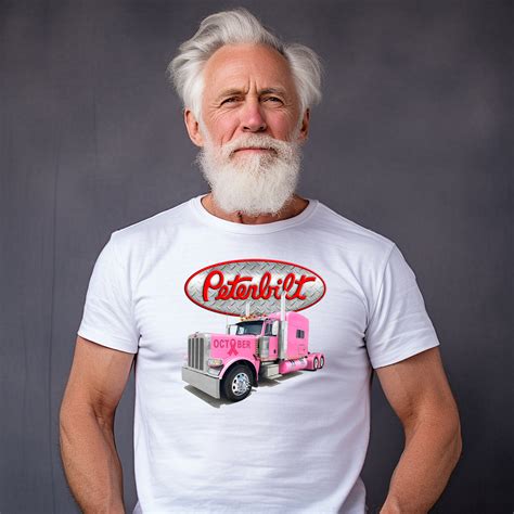 Breast Cancer Awareness Hot Pink Peterbilt Support Your Woman Etsy