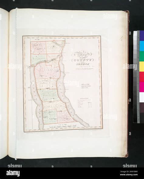 Map Of The County Of Seneca Cartographic Atlases Maps 1841 Lionel