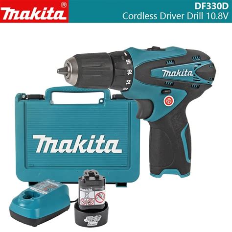 Makita Cordless Electric Screwdriver DF330D Handheld Driver Drill Two