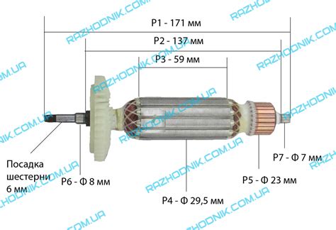 Якорь на Болгарку Stromo SG 125/1100 — в Категории "Комплектующие и ...
