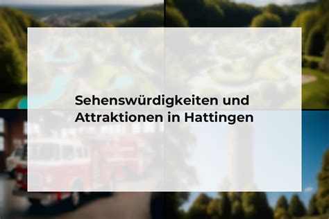 Sehenswürdigkeiten und Attraktionen in Hattingen NRW Tourist