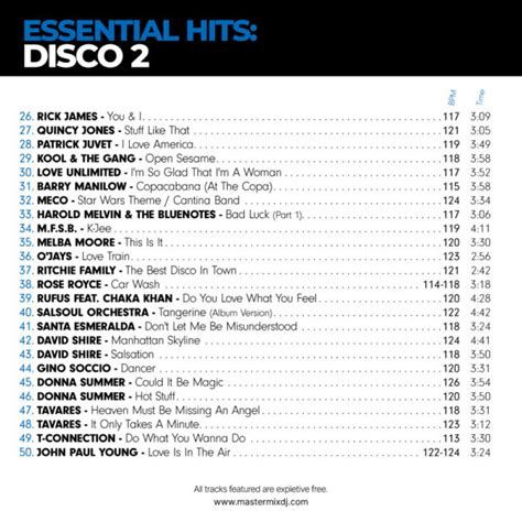 Essential Hits: Disco 2 - Mastermix