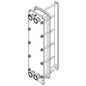 Trocador De Calor De Placas Gaxetas AX10 SS TERMOLEADER