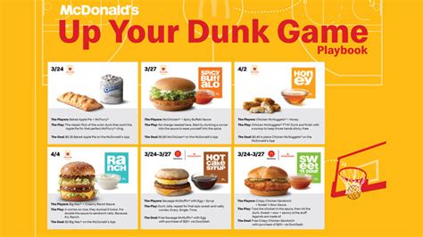 Mcdonalds Offers New Lineup Of Deals For March Madness Chew Boom