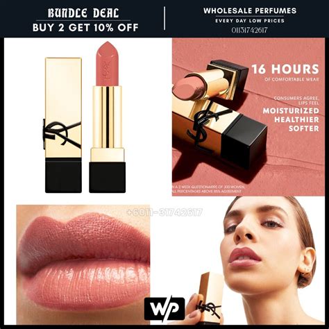 Original Ysl Rouge Pur Couture Caring Satin Lipstick N Nude Instinct Beauty Personal