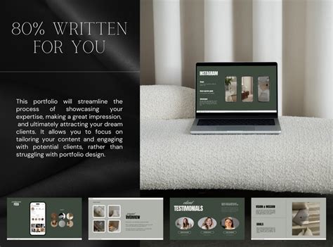 Social Media Portfolio Template Luxury Portfolio Template For Social