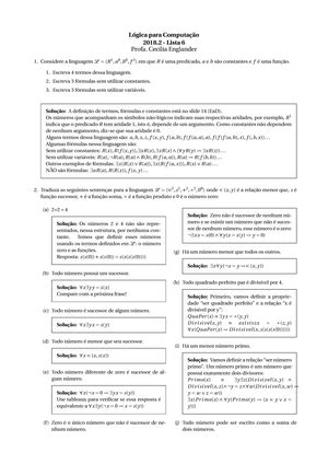 Solved Verifique Via Tableaux Se As Afirmaes A Seguir So Verdadeiras