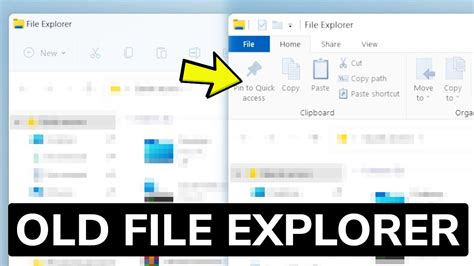 How To Restore Old File Explorer In Windows 11 YouTube