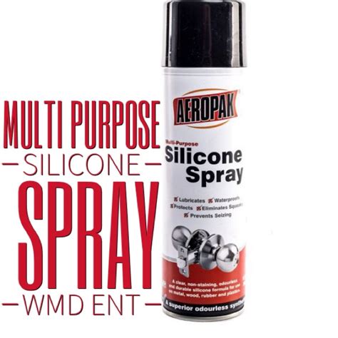 Wmd Aeropak Multi Purpose Silicone Spray Waterproof Lubricant Shopee