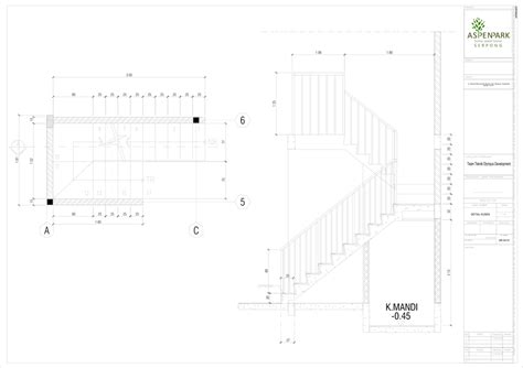 Gambar Kerja Cad 2d Arsitektur Interior Perijinan Pbg