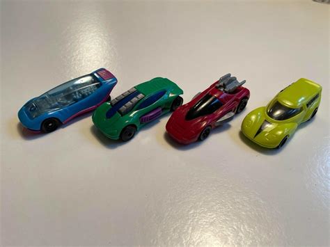 Vintage Mcdonalds Hot Wheels Happy Meal Complete Set Of