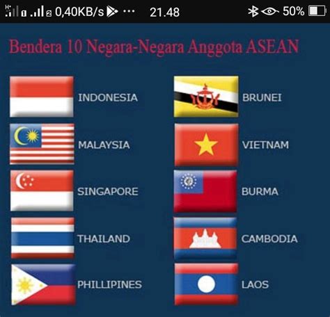 Bendera Negara Anggota Asean