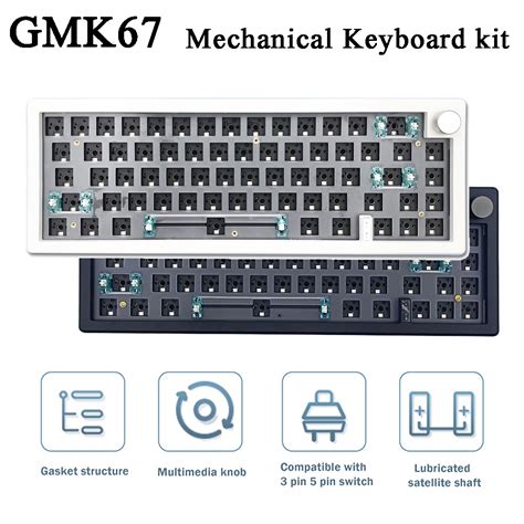 Teclado Mec Nico Gmk Para Jogos Machenike Fio Hot Swappable Teclas Kit Rgb Light Mac