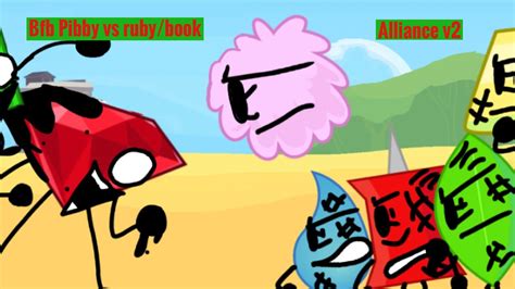 Bfb X Pibby X Fnf Vs Rubybook Alliance V2 Emerald Boss Youtube