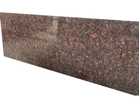 Flamed Brown Steel Gray Granite Slab For Flooring Rectangular At Rs