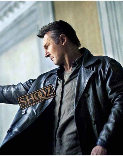 Liam Neeson Leather Jacket Taken